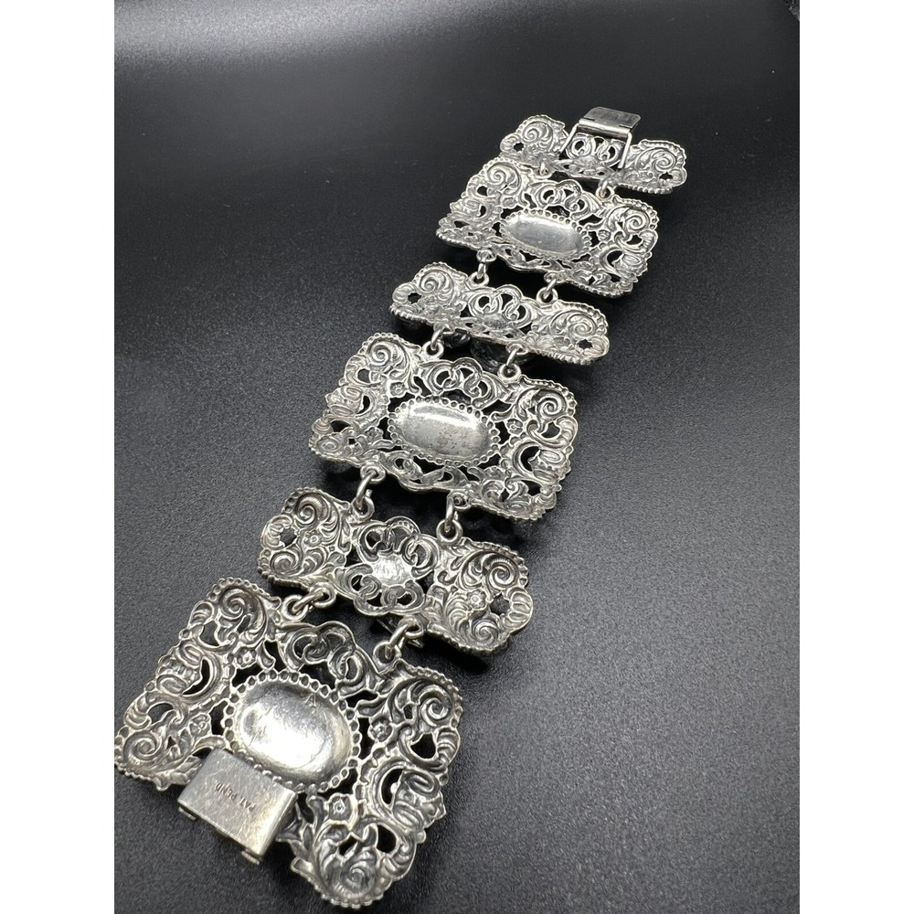 Rare Vintage NAPIER Griffin Sea Serpent Dragon Bracelet - Picture 2 of 6